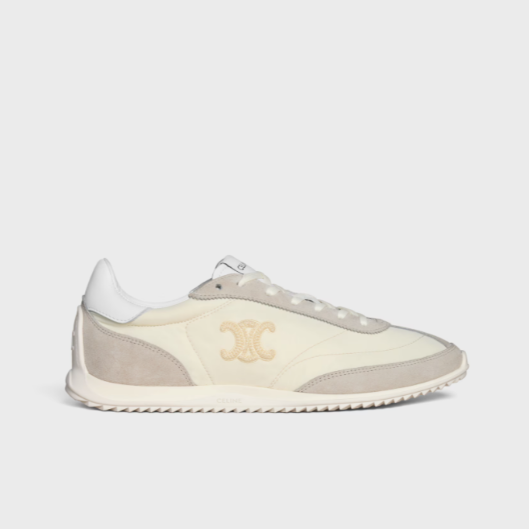 CELINE Racer Low-Top Sneakers Vanilla